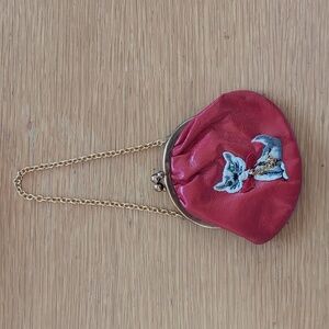 VTG cat coin purse